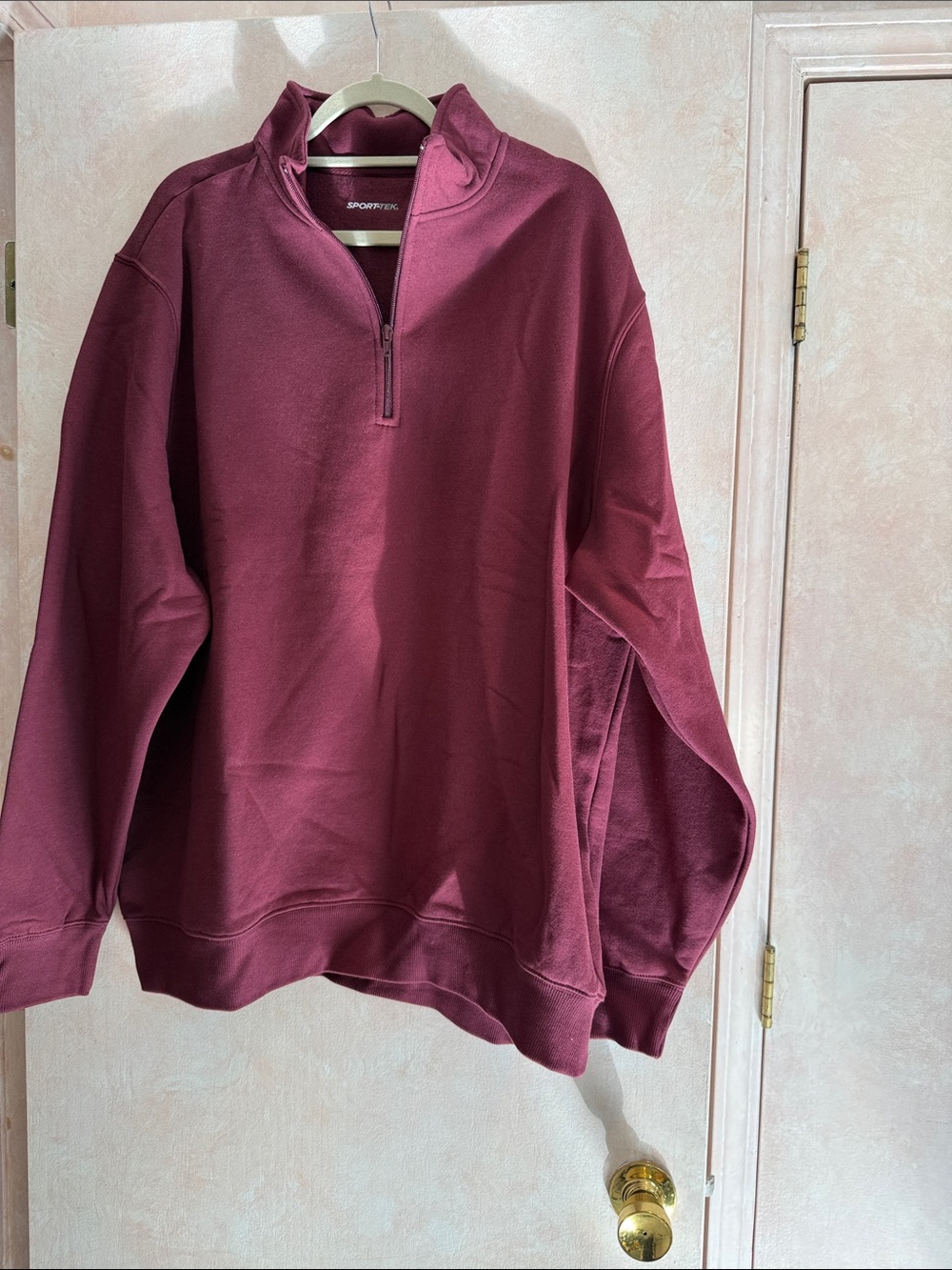 Sport Tek Women’s Quarter-Zip Sweatshirt - Maroon